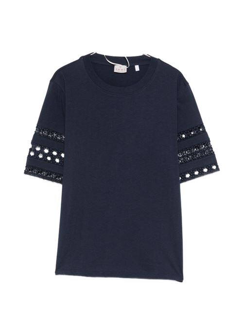 T-shirt donna maniche corte con ricamo EMME Marella | APE002
